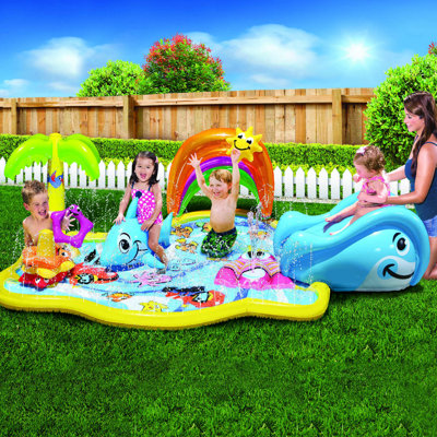 Banzai Toddler/Kids Inflatable Splish Splash Water Park