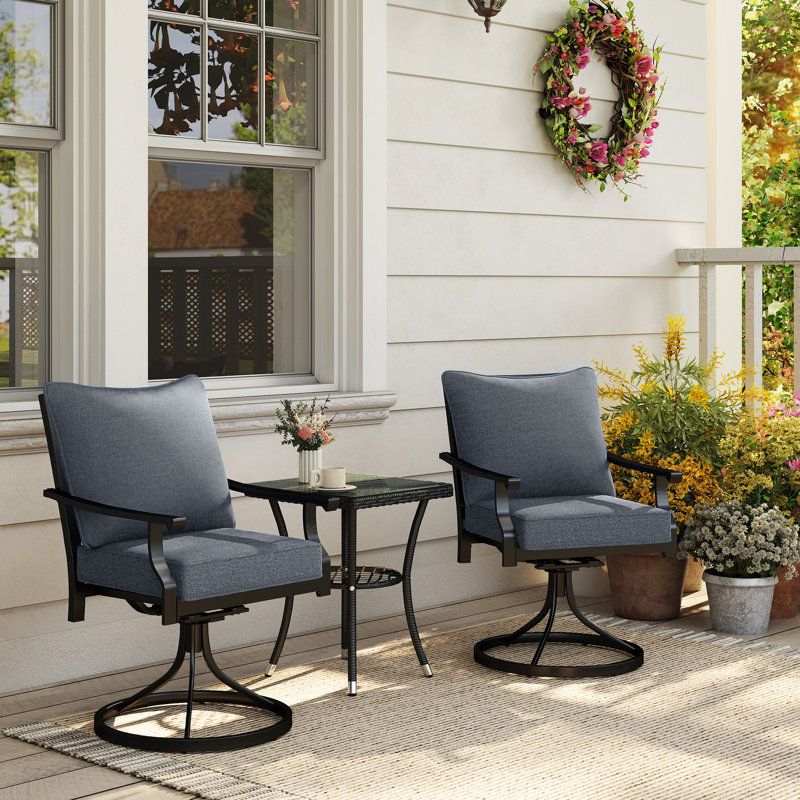 Outdoor 4.75'' Seat / Back Cushion, Gray