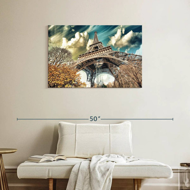 Kavia Eiffel Tower In Winter, 24" H x 36" W