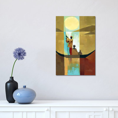 On The River I by Keith Mallett - Wrapped Canvas Print