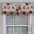 Striped Cotton Scalloped 50.00'' W Window Valance in Ivory