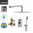 Complete Shower System with Rough in-Valve-69253340