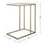Clinton Marble End Table-103660717