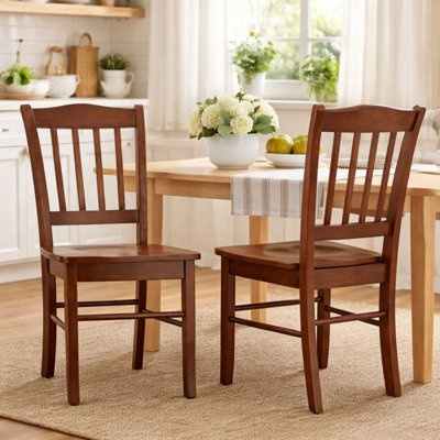 Weldy 18'' H Solid Wood Side Chair