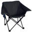 Ensemble de 4 chaises de camping portatives, chaises pliantes pliantes compactes d'extérieur pour adultes, robustes, capacité de 400 lb, noir-1825835911