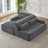 Boneless L-Shape Sectional Oversized Sofa-282491334-282491352
