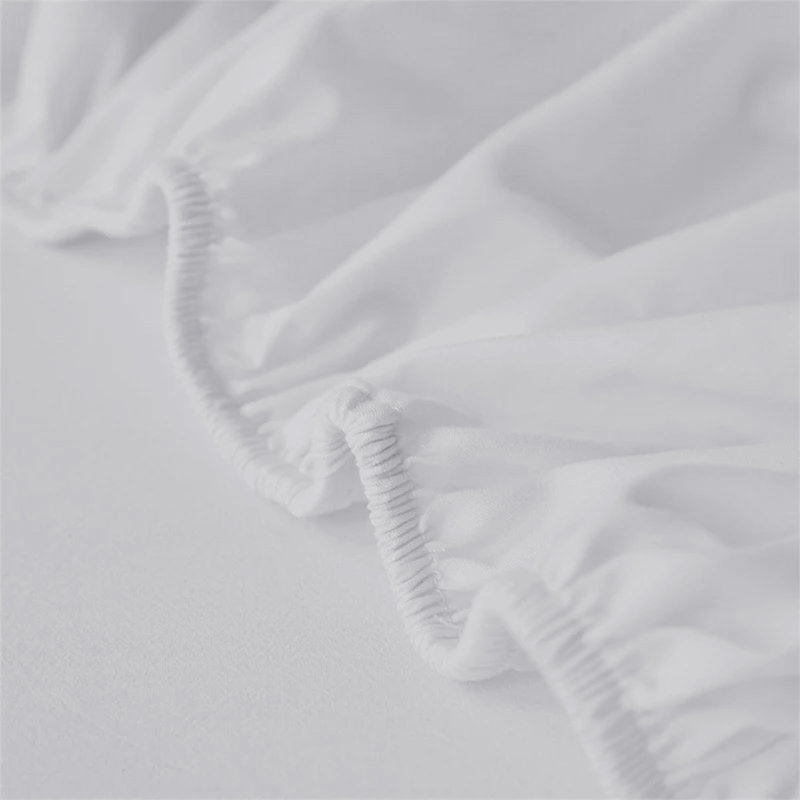 Microfiber Premium Quality Deep Hypoallergenic Fitted Sheet 25cm, Single (3'), Silver