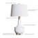 26'' Modern Ceramic And Solid Wood Table Lamp with USB Ports - MCM Modern Funky Accent Table Lamps for Bedroom Bedside/Nightstand, Living Room & Desk