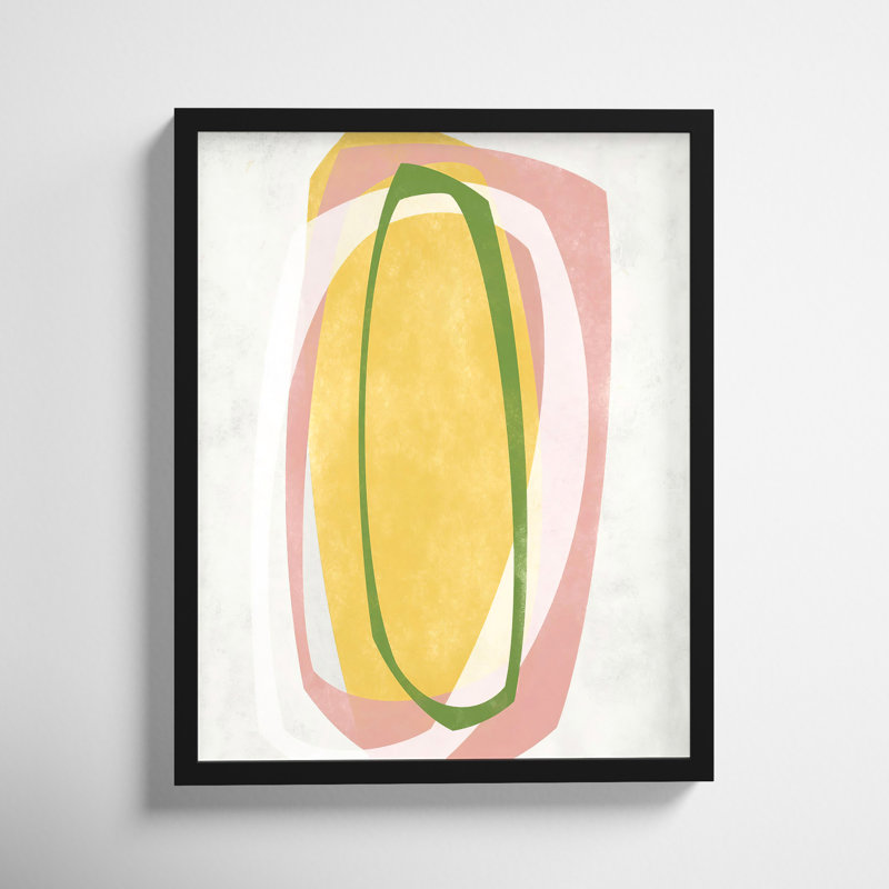 Orbit 12 by Jacques Pilon, Black Framed, 20" H x 16" W