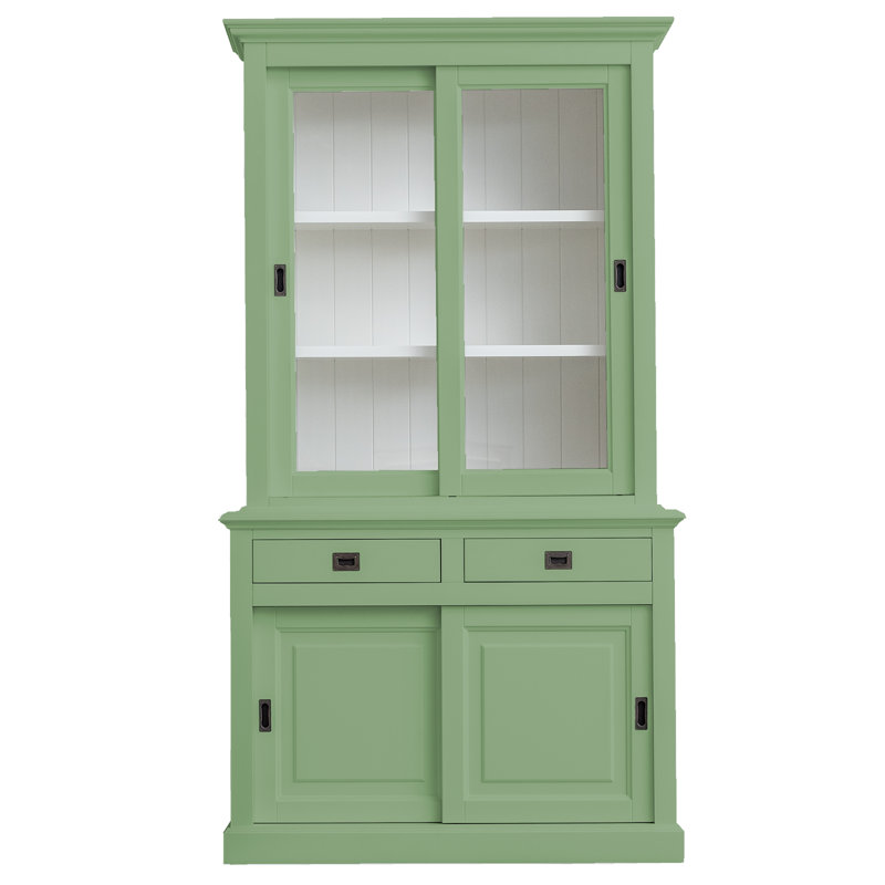 Analin Display Cabinet, Green