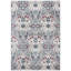 Tapis bleu marine / gris Evart-968133745