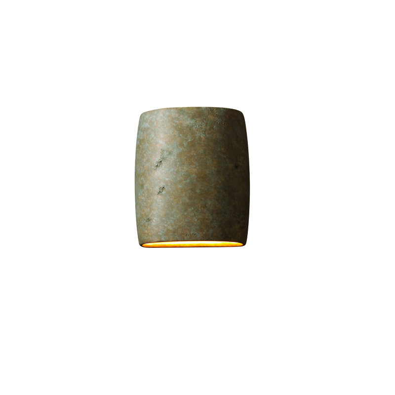 Hatcher 1 - Light Flush Mounted Sconce, No, 10, Hammered Brass
