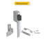 Finition aluminium à bouton-poussoir Brixwell 17-70-118248913