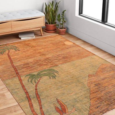 Badarjahan Wool Floral Indoor Rug
