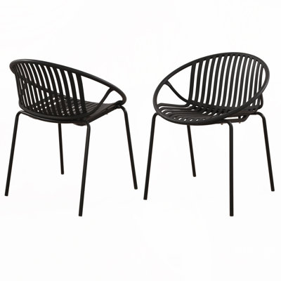 Chaises empilables d'extérieur pour patio