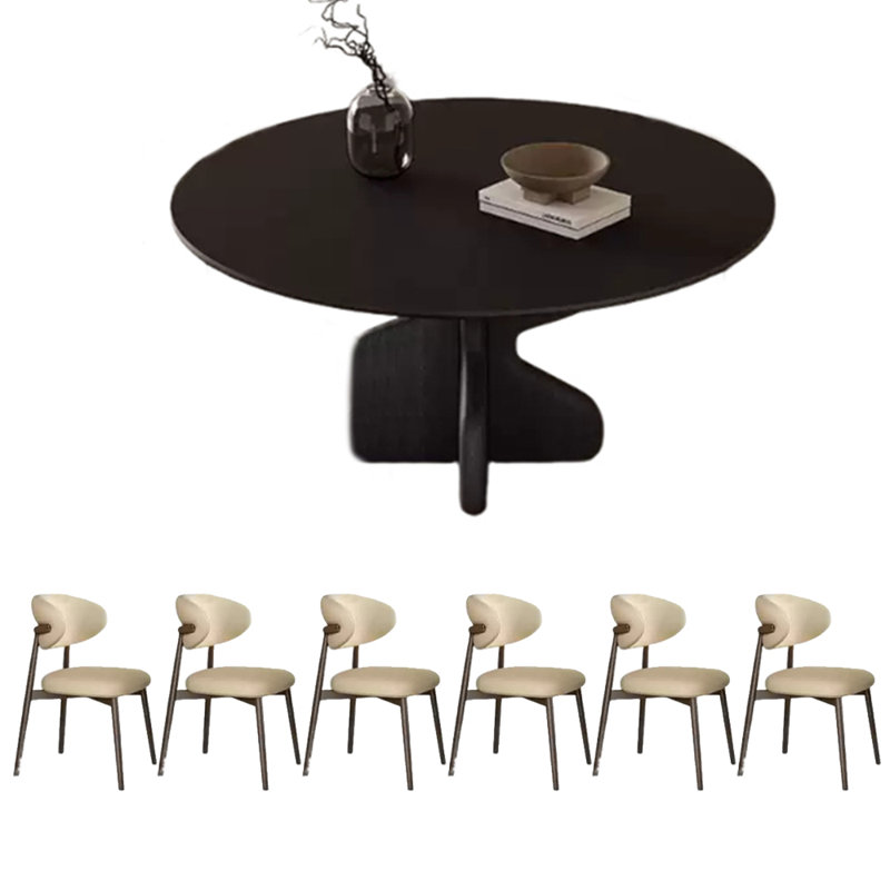 Marécage, H 29,53 po x L 53,15 po x l 53,15 po, Noir