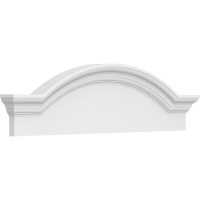 Arche de segment avec fronton en PVC de qualité architecturale Flankers