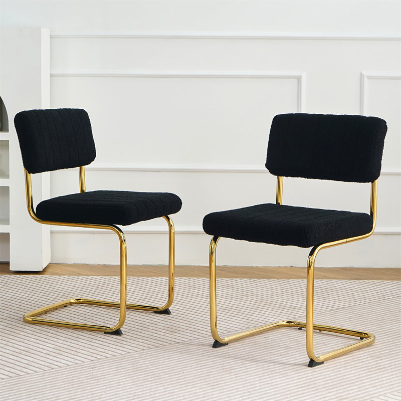 Tabouret de comptoir 20,1 po, Or, Noir