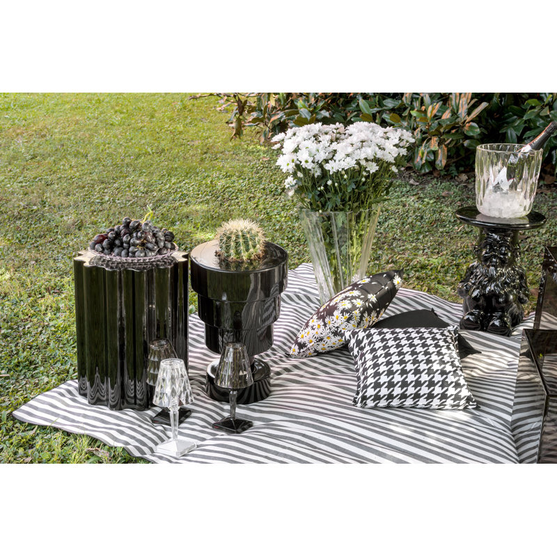 Colonna Accent Stool, Black
