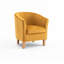 Velvet Upholstered 67m Occasional Accent Chair-765661288