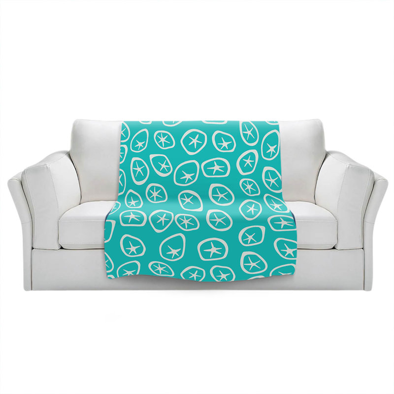 Hand Woven Throw Blanket, 51" x 60", Green