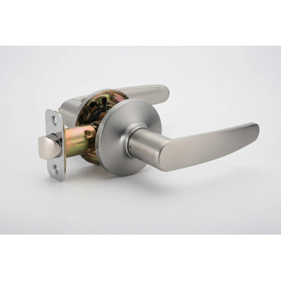 Straight Door Lever Passage, Satin Nickel, 1-Pack