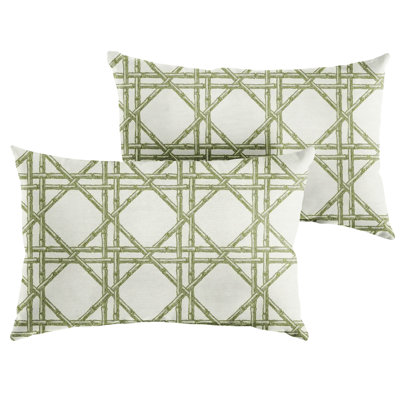 New Sunbrella 2023 Sunbrella® Lumbar Rectangular Indoor/Outdoor Pillow Cover & Insert