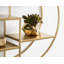 Rachelle 4 Piece Circle Metal Accent Shelf