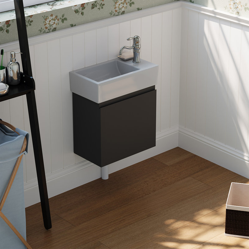 Bathroom Vanity with Integrated Basin