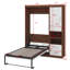 Lit simple escamotable mural avec armoire