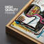 «Basquiat Pop Culture Master Artist Fine Art», peinture sur toile à cadre flottant-85484217-119018356