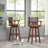 Angelija Extra Tall Swivel Bar Stool-866924441