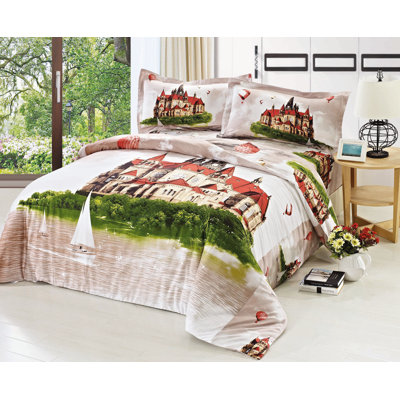 Ensemble de housse de couette King Castle