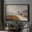 Art mural sur toile encadrée - Sentier champ d'hiver avec des arbres dénudés et des tons doux - 16 po x 24 po, 24 po x 36 po-1180856581-1180856578