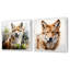 «Whimsical Wanderer Inspired Coyote I - Coyote Wall Art Living Room Ensemble de 2-998860109-998860150