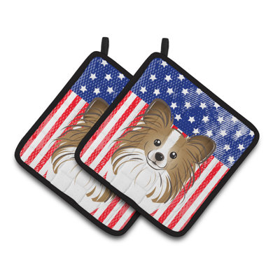 Cuisinier poignée pour trésors et papillon caroline American Flag