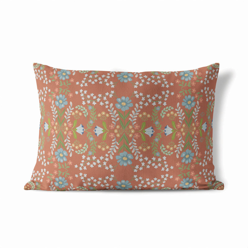 Coussin extérieur Cecelia, Corail