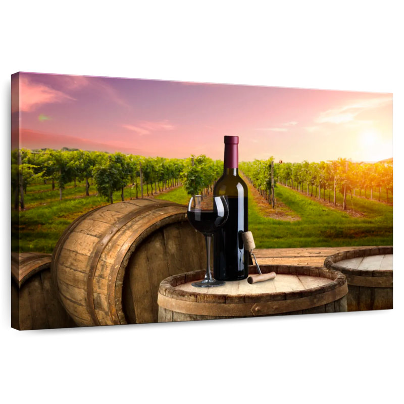 Yarlin Tuscan Wine Vineyard, H 34 po x l 51 po