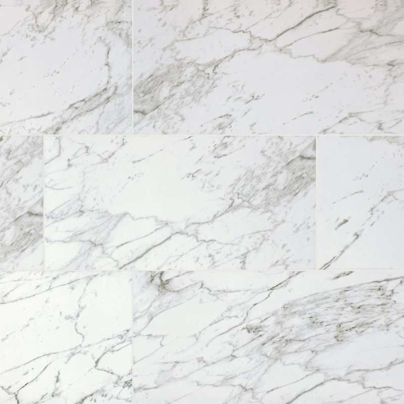 Astoria Isla 12 in. x 24 in. Matte Porcelain Marble Look Floor and Wall Tile