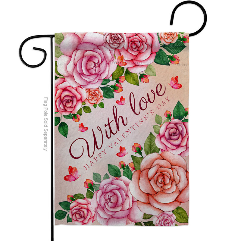 Drapeau de jardin en polyester 19 x 13 po Avo