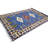 Blue Geometric 6X9 Handmade Kazak Oriental Rug