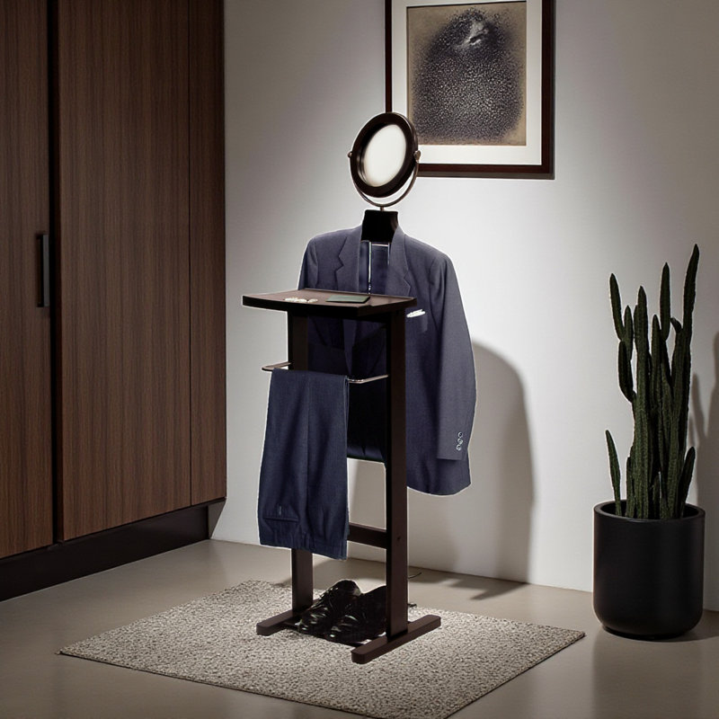 Meidinger Solid Wood Freestanding Valet Stand