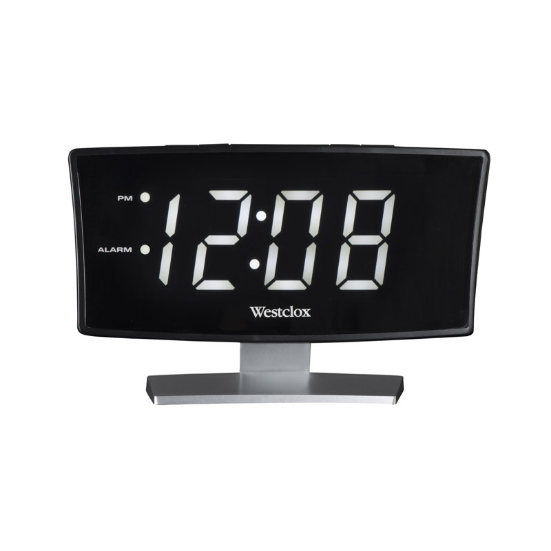 Horloge de table numérique, Blanc