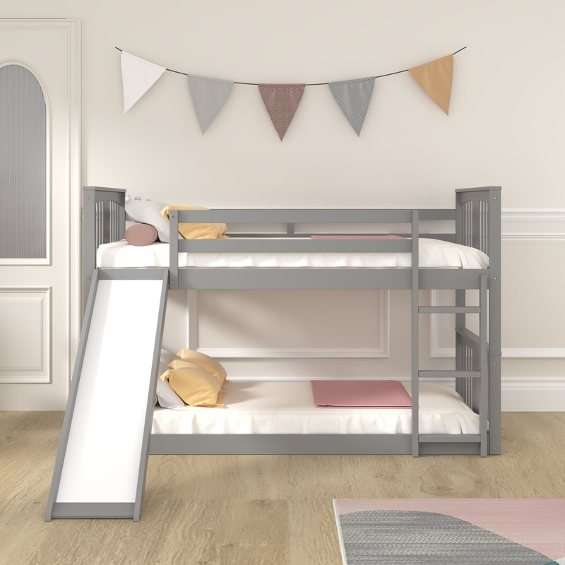 Lit superposé triple Gelena par Harriet Bee, Simple, gris
