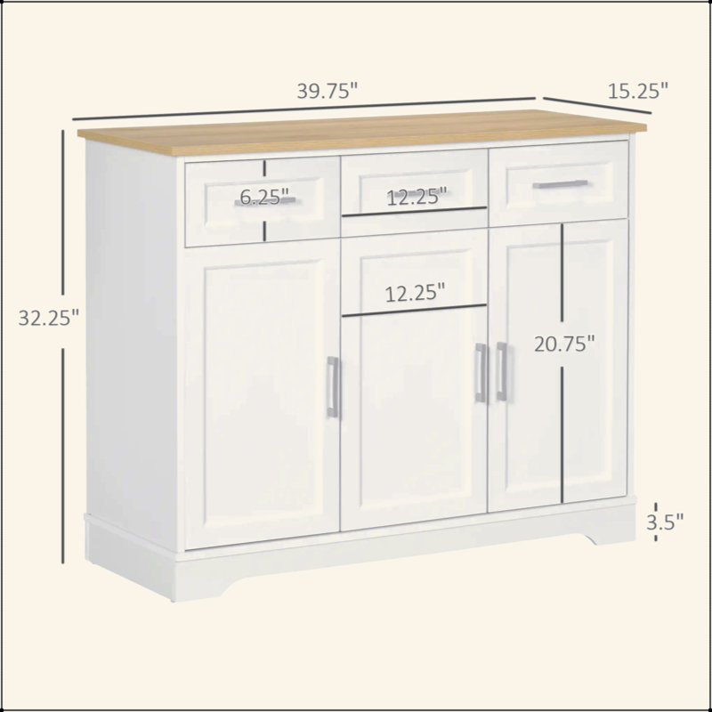 Buffet avec rangement Kitchen Island