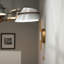 Mirena Single Light Steel Dimmable Wallchiere