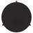 Harrison Black Round Solid Wood Coffee Table