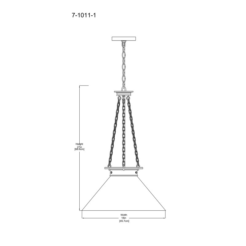 Guro Tweedy 1 - Light Single Pendant, Brass