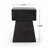 Modern Concrete Side Table - 13.75" Square Pedestal Design - Lightweight & Sleek - No Assembly Required