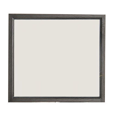 Miroir de coiffeuse Erica, cadre en bois contemporain de 39 pouces